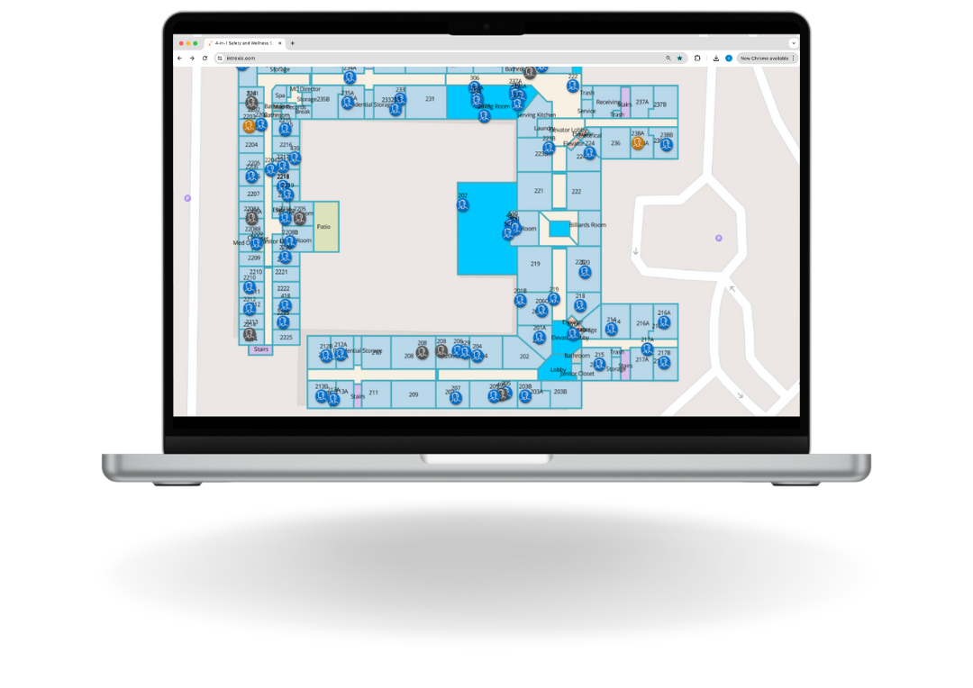 Teal Shores Case Study - Rythmos Location Awareness Map 2